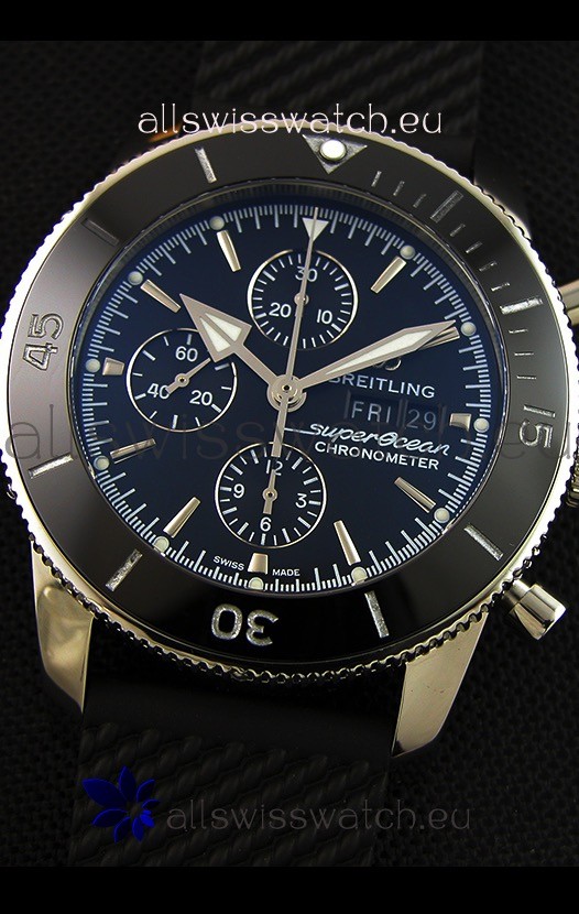 IMG_9081 Breitling Superocean Heritage II Black Dial 46MM 1:1 Mirror Replica 5