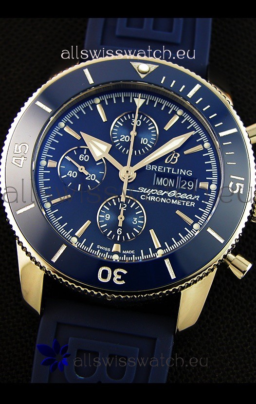 Breitling Superocean Heritage II Blue Dial 46MM 1:1 Mirror Replica 5