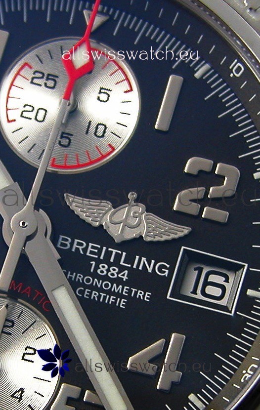 IMG_9081 Breitling Skyland Avenger ChronographDark Grey Dial 1:1 Mirror Replica 5