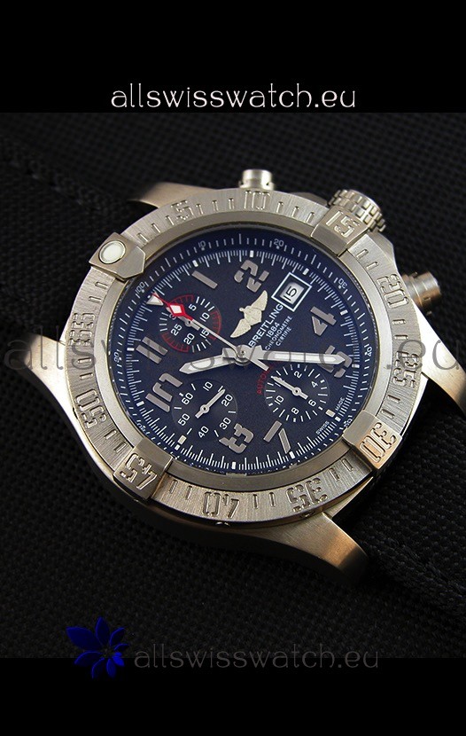 IMG_9081 Breitling Avenger Titanium CaseBlack Dial 1:1 Mirror Replica 5