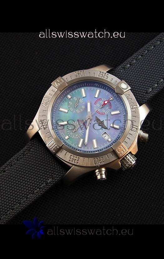 IMG_9081 Breitling Avenger Titanium CaseMOP Dial 1:1 Mirror Replica 5