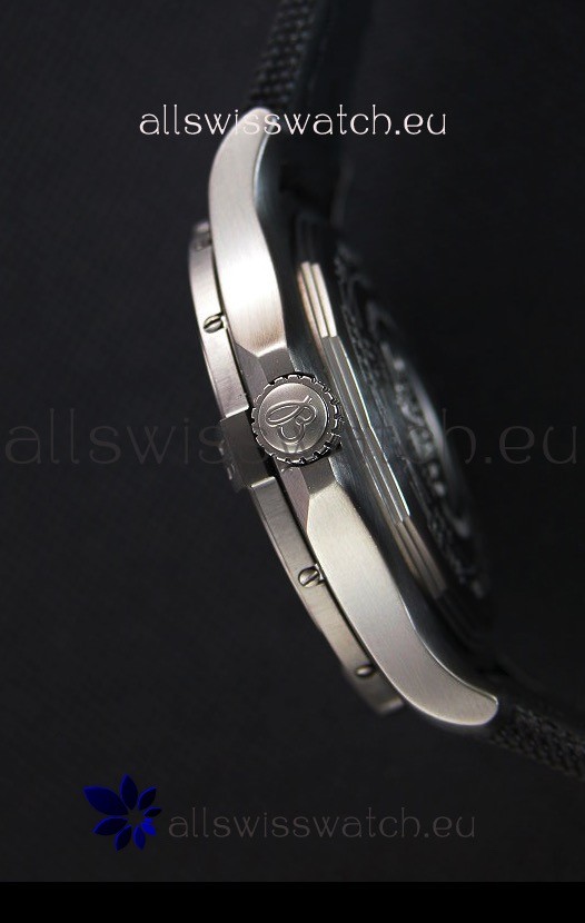 IMG_9081 Breitling Avenger II BlackSteel GMTNylon Strap 1:1 Mirror Replica 5
