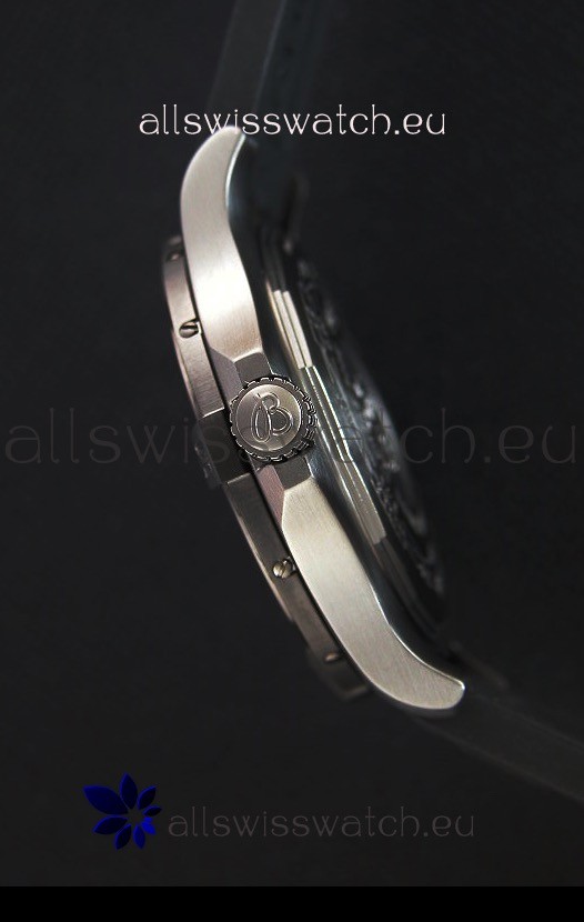 IMG_9081 Breitling Avenger II BlackSteel GMTRubber Strap 1:1 Mirror Replica 5
