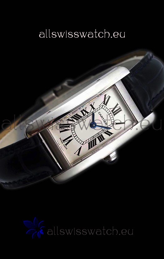 IMG_9081 Cartier Tank Americaine Ladies Quartz 1:1 Mirror Replica 5