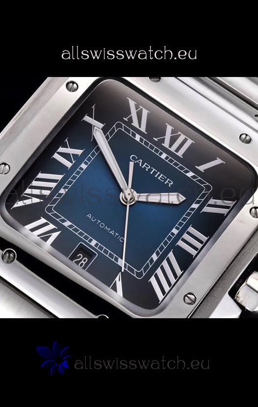 IMG_9081 Cartier Santos De Cartier XL 1:1 Mirror - 40MM Stainless Steel Replica 5