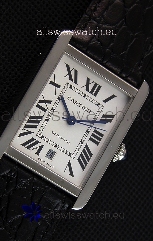 IMG_9081 Cartier Tank Solo Automatic in Steel Strap 31MM Wide Replica 5