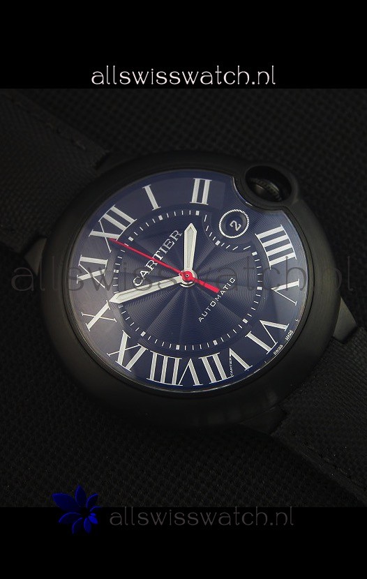 IMG_9081 Cartier Ballon Bleu 42MM DLC Coated Replica 5