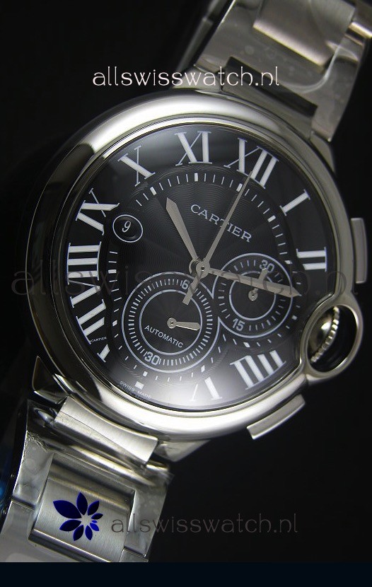 IMG_9081 Ballon De Cartier Chronograph in Stainless Steel Case - 1:1 Mirror Replica 5