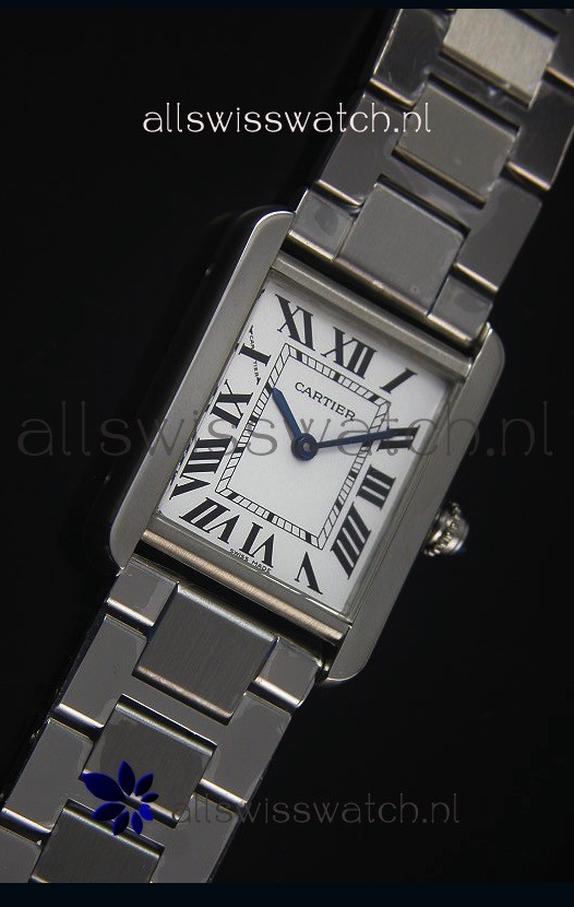 IMG_9081 Cartier Tank Solo Quartz in Steel Strap 24MM Wide Replica 5