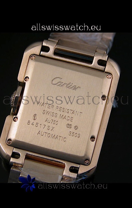 IMG_9081 Cartier Tank Anglaise Mid Sized Pink Gold - 1:1 Mirror Replica 5