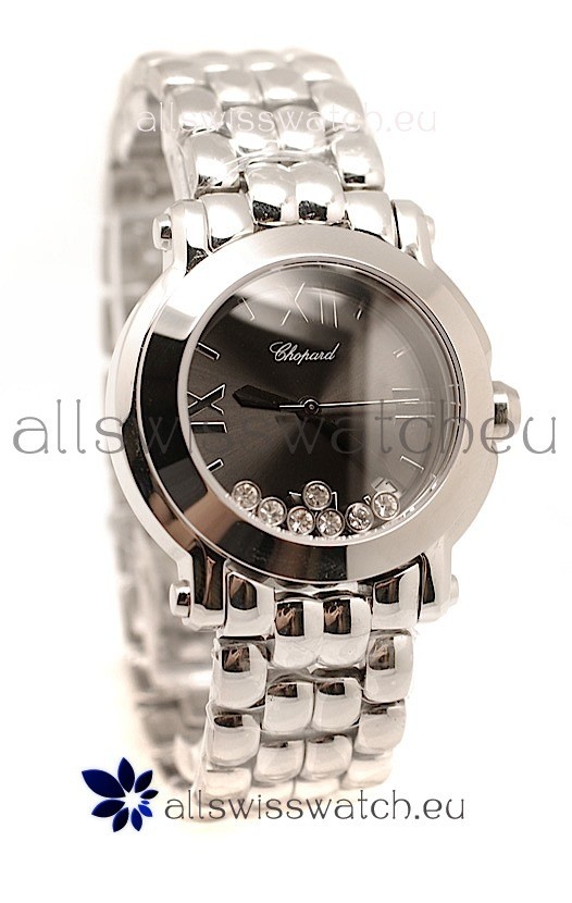 IMG_9081 Chopard Happy Sport Ladies Steel in Black Dial Replica 5