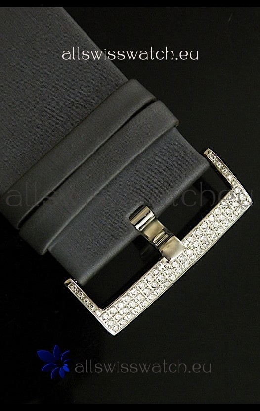 IMG_9081 Chopard Animal World Ladies Owl Black Full Diamond in Black Double Eyes Dial Replica 5