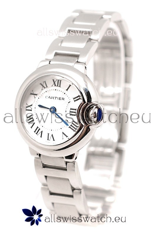IMG_9081 Cartier Ballon Ladies Wristwatch in Steel Replica 5