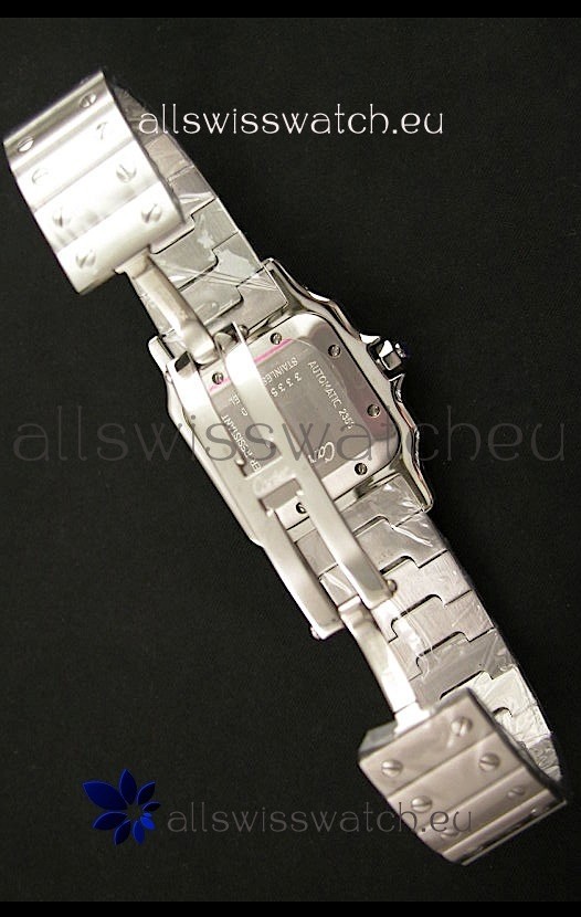 IMG_9081 Cartier Santos- Automatic Movement in Gold Numerals Replica 5