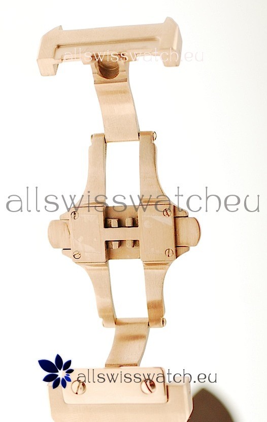 IMG_9081 Cartier Santos 100 Gold Automatic Replica 5