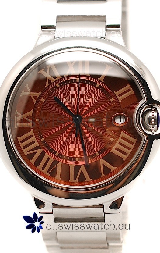 IMG_9081 Ballon De Cartierin Brown Dial Replica 5