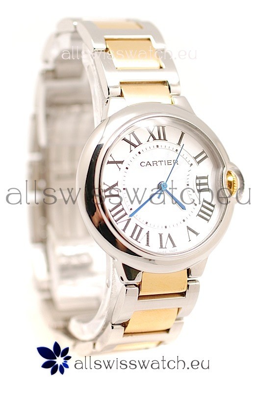 IMG_9081 Ballon De Cartier Mid Sized Two Tone Replica 5