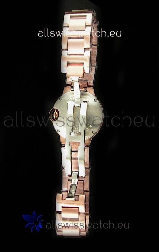 Cartier Ladies in Rose Gold Casing Replica 5