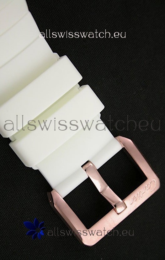 IMG_9081 Cartier Santos 100in Pink Gold Casing Replica 5