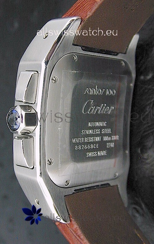 IMG_9081 Cartier Santosin White Dial Replica 5