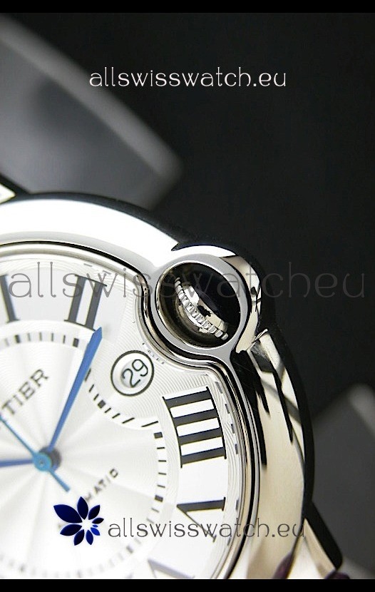 IMG_9081 Cartier Ballon de Automatic in White Dial Replica 5