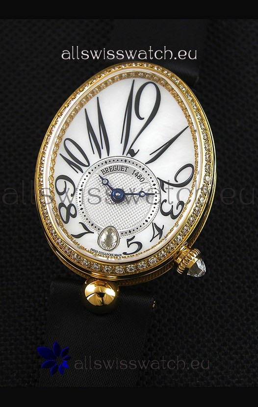 IMG_9081 Breguet Reine De Naples Ladies 1:1 18K Yellow Gold Replica 5