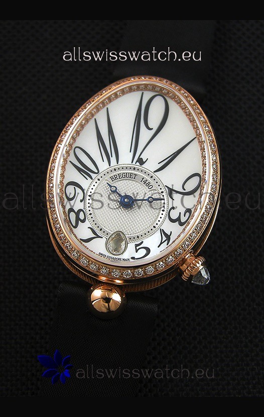 IMG_9081 Breguet Reine De Naples Ladies 1:1 Rose Gold Replica 5