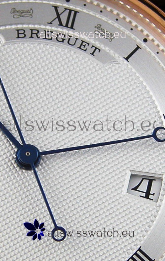 IMG_9081 Breguet Classique 5177BR/15/9V6 Rose Gold with Roman Hour Markers Replica 5