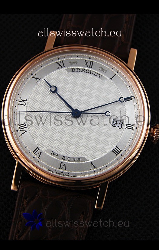 IMG_9081 Breguet Classique 5177BR/12/9V6 Rose Gold with Roman Hour Markers Replica 5