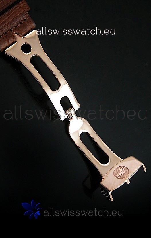 Breguet 986 AI in Silver & Golden Dial Replica 5