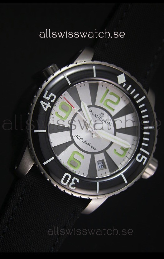 IMG_9081 Blancpain 500 Fathomsin White Dial - 1:1 Mirror Edition Replica 5