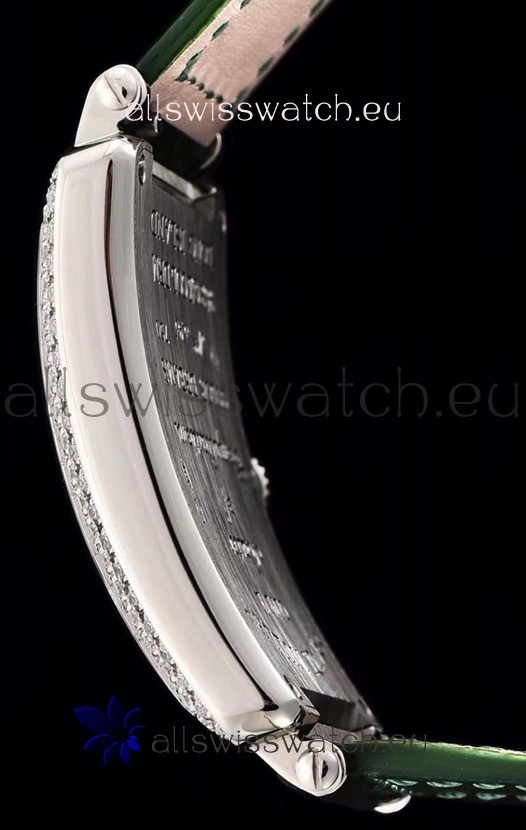 IMG_9081 Franck Muller Long Island Color Dreams Ladies in Green Strap Replica 5