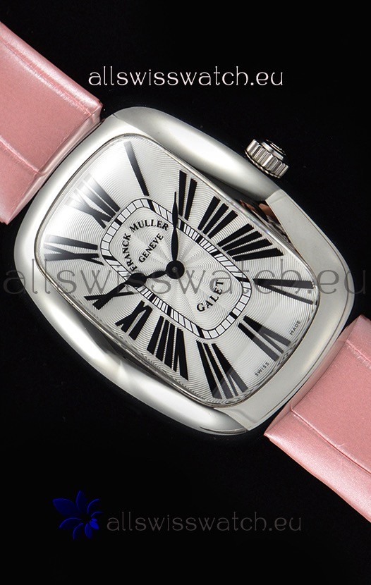 Franck Muller Galet Ladies Quartz Pink Strap Replica 5