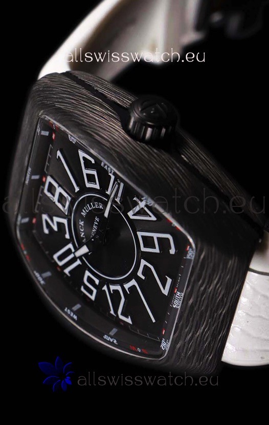 IMG_9081 Franck Muller Vanguard Carbon Casing Black Indexes Replica 5