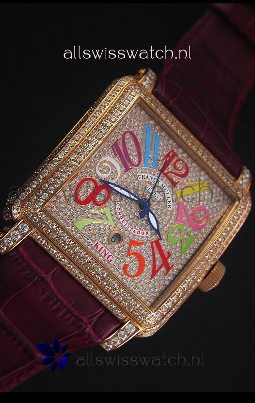 IMG_9081 Franck Muller Conquistador King Automatic Crazy Colors Replica 5