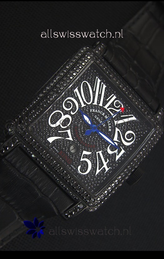 IMG_9081 Franck Muller Conquistador King Automaticin Black PVD Case Replica 5
