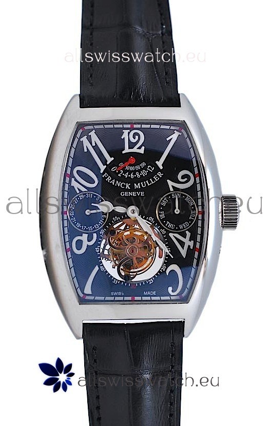 IMG_9081 Franck Muller Casablanca Calender Tourbillon in Black Dial Replica 5