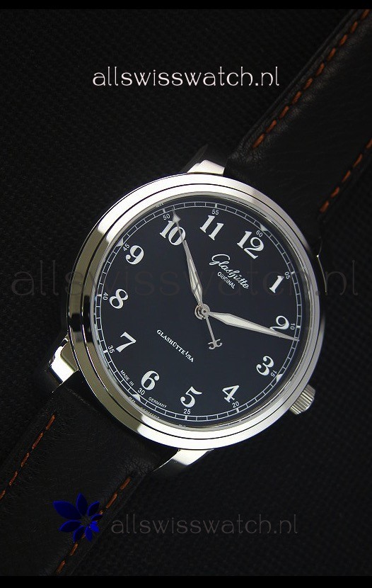IMG_9081 Glashuette Senator Excellence Black Dial Steel Case Replica 5