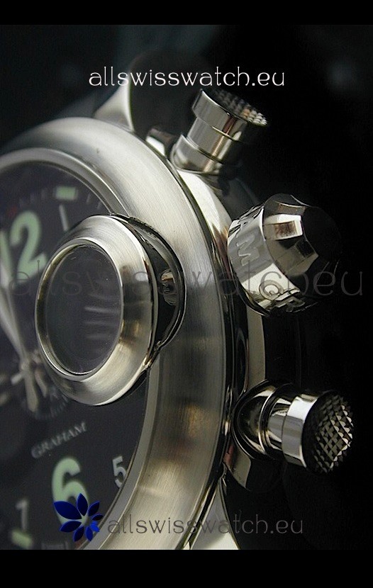 Graham Chronograph Swordfishin Black Dial Replica 5