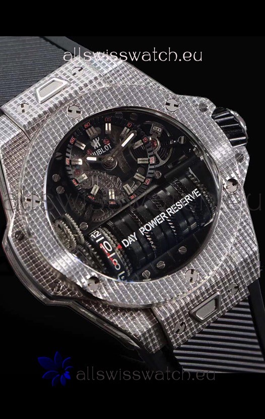 IMG_9081 Hublot Big Bang MP-11 Power Reserve 3D Steel Carbon Replica 5
