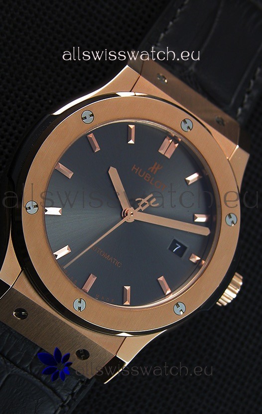 IMG_9081 Hublot Classic Fusion Racing Grey King Gold- 1:1 Mirror Replica 5