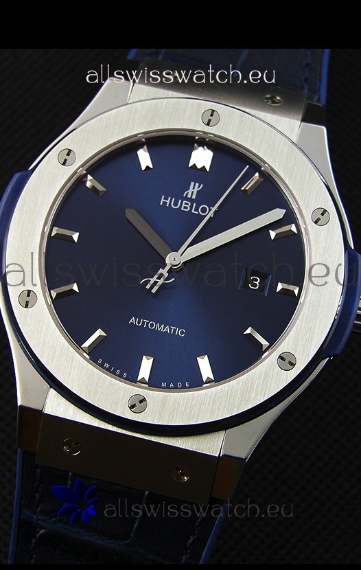IMG_9081 Hublot Classic Fusion Blue Titanium- 1:1 Mirror Replica 5
