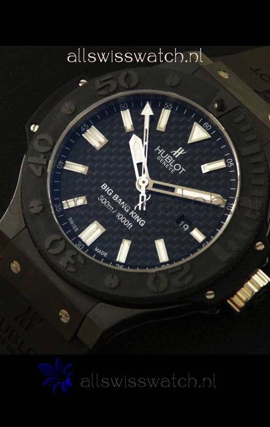 IMG_9081 Hublot Big Bang Kind Full Ceramic Carbon Dial 1:1 Mirror Edition Replica 5