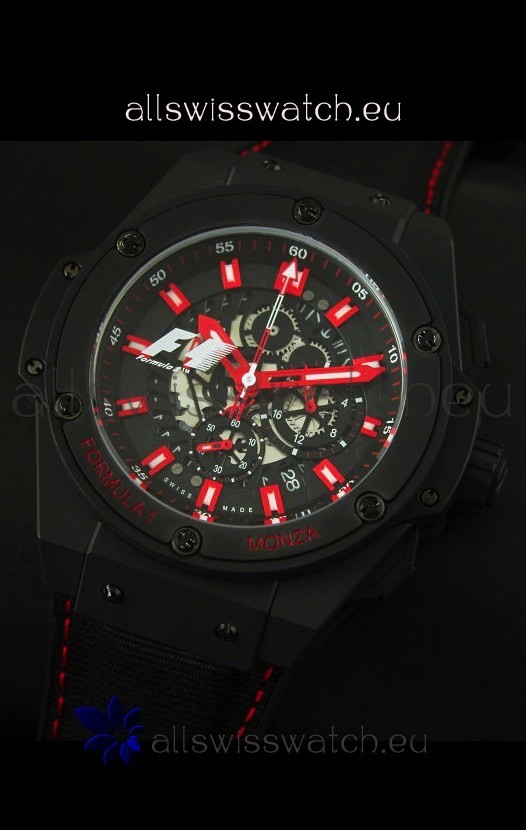 IMG_9081 Hublot Big Bang King F1 MONZA Edition PVD Quartz 45MM Replica 5