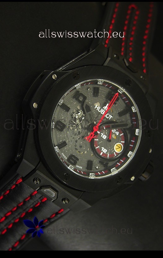 IMG_9081 Hublot Big Bang Ferrari Quartz Movement in PVD Case Replica 5