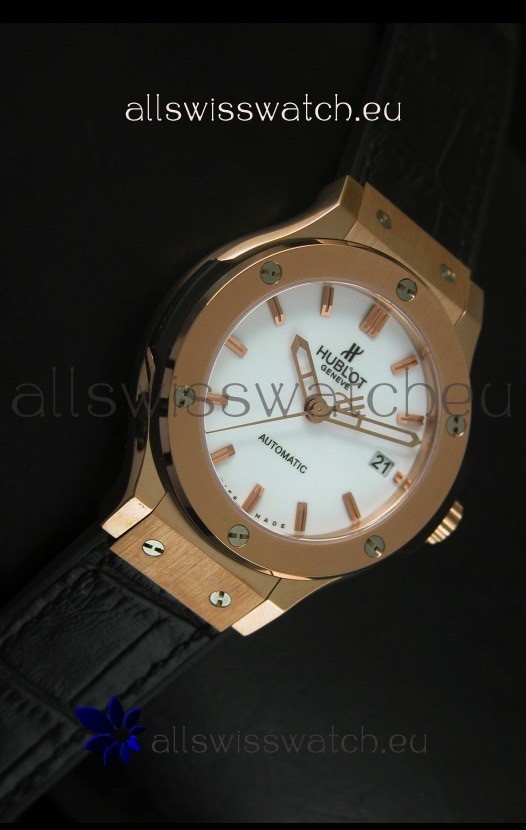 IMG_9081 Hublot Classic Fusion 39MM Rose Gold Replica 5