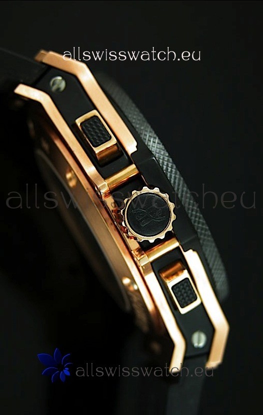IMG_9081 Hublot Big Bang Pink Gold- 1:1 Mirror Carbon Dial Replica 5