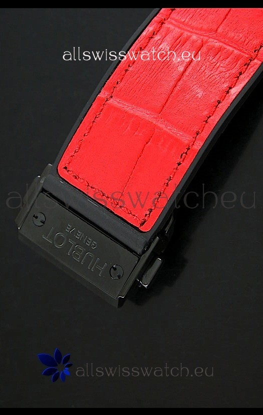 IMG_9081 Hublot Big Bang Classic Fusion PVD in Red Strap Replica 5