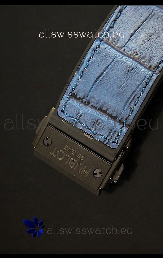 IMG_9081 Hublot Big Bang Classic Fusion PVD in Blue Strap Replica 5