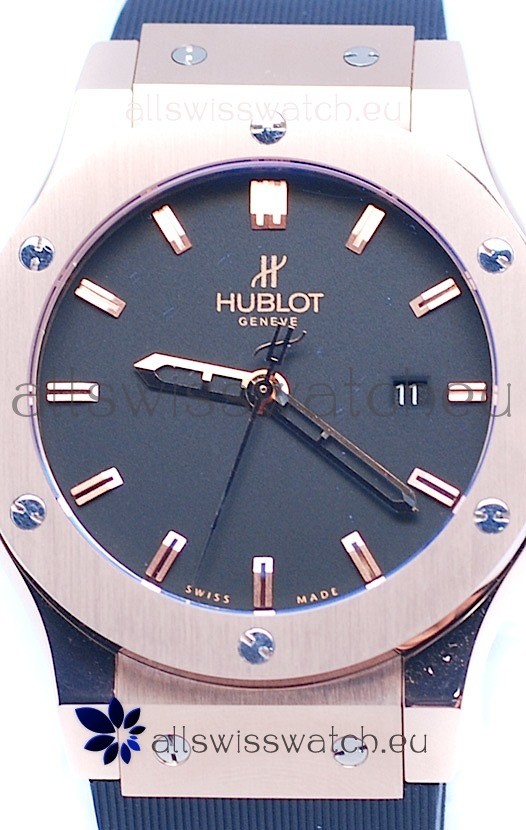 IMG_9081 Hublot Classic Fusion Rose Gold in Pink Gold Replica 5